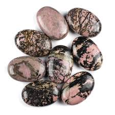 Rhodonite Palm Stone