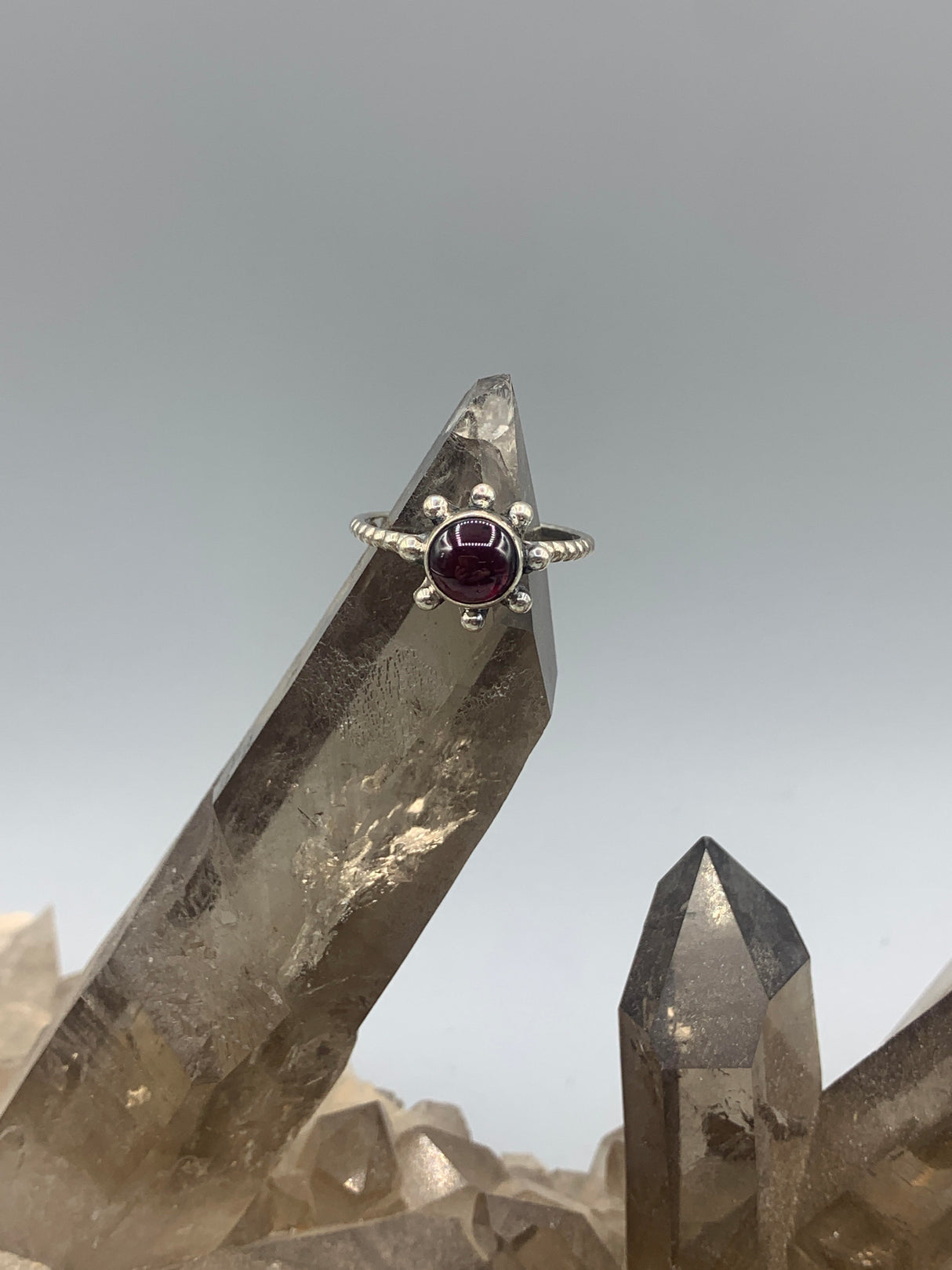 Sterling Ruby Celestial Ring 8