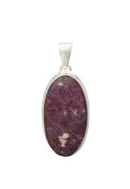 Sterling Silver Ruby Pendant