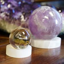 Selenite Sphere Stand